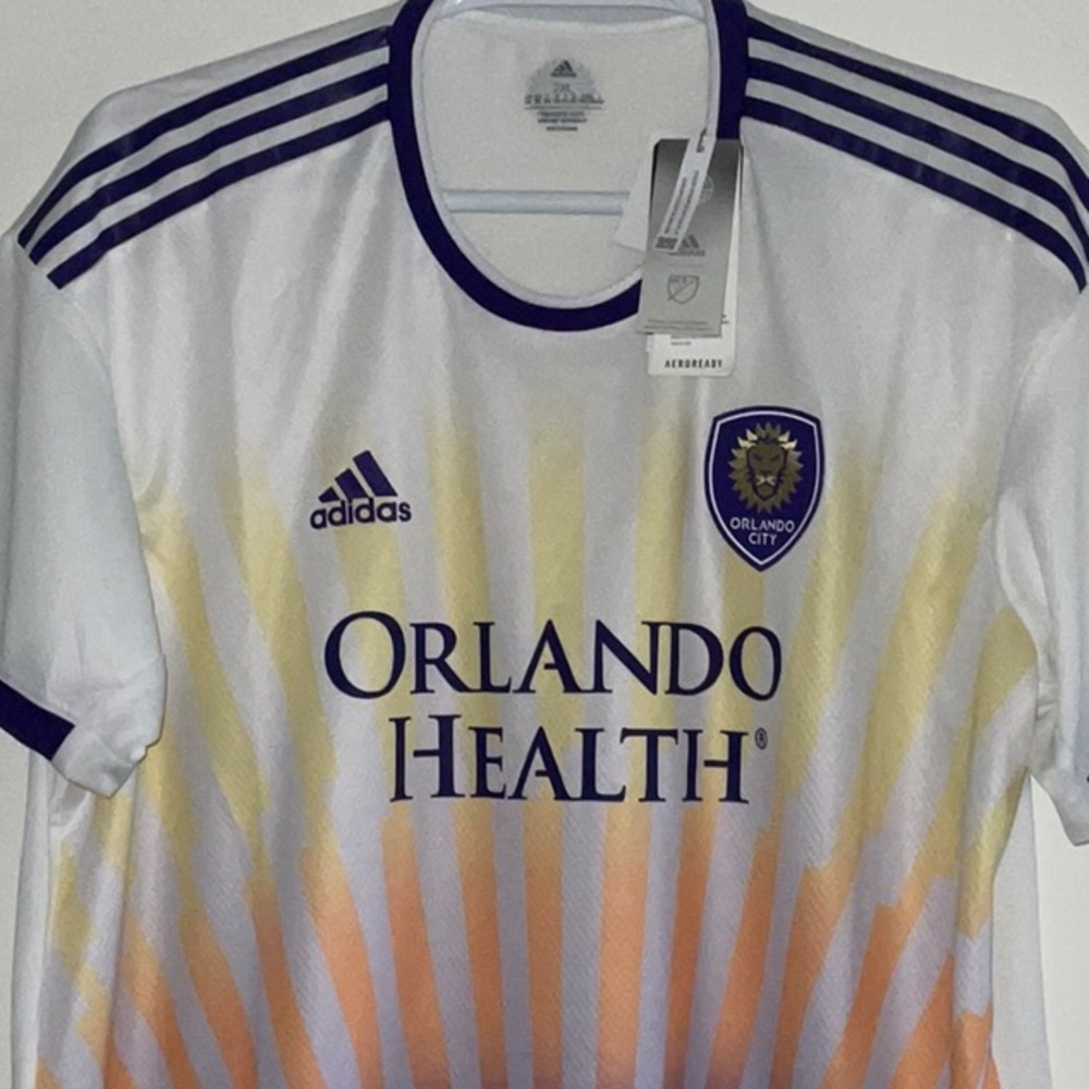 ADIDAS MLS ORLANDO HEALTH SOCCER JERSEY SIZE 2XL NWT